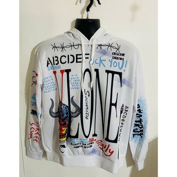 VLONE Other - VLONE White Graphic Hoodie
